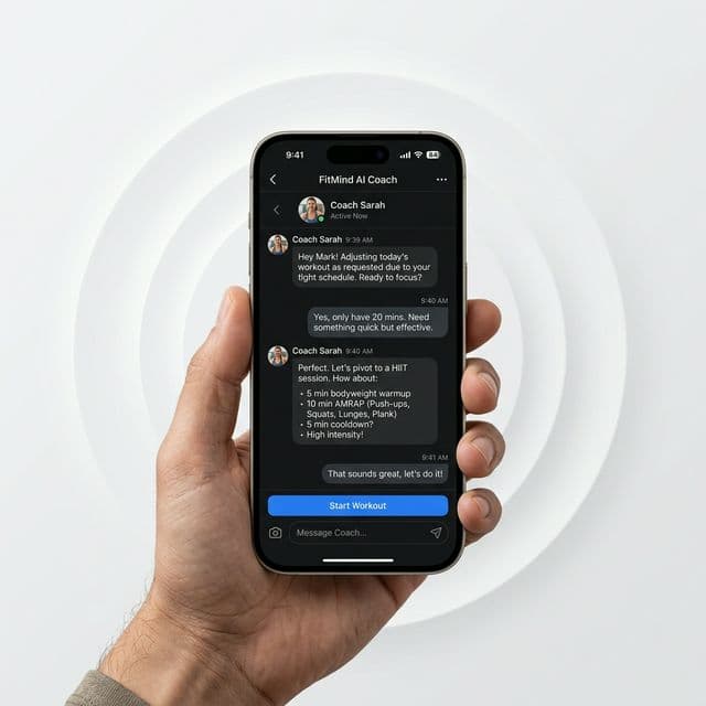 Coaching That Listens app screen